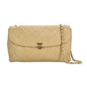 Chanel Coco Handle 29 Caviar Skin 2WAY Bag Biege